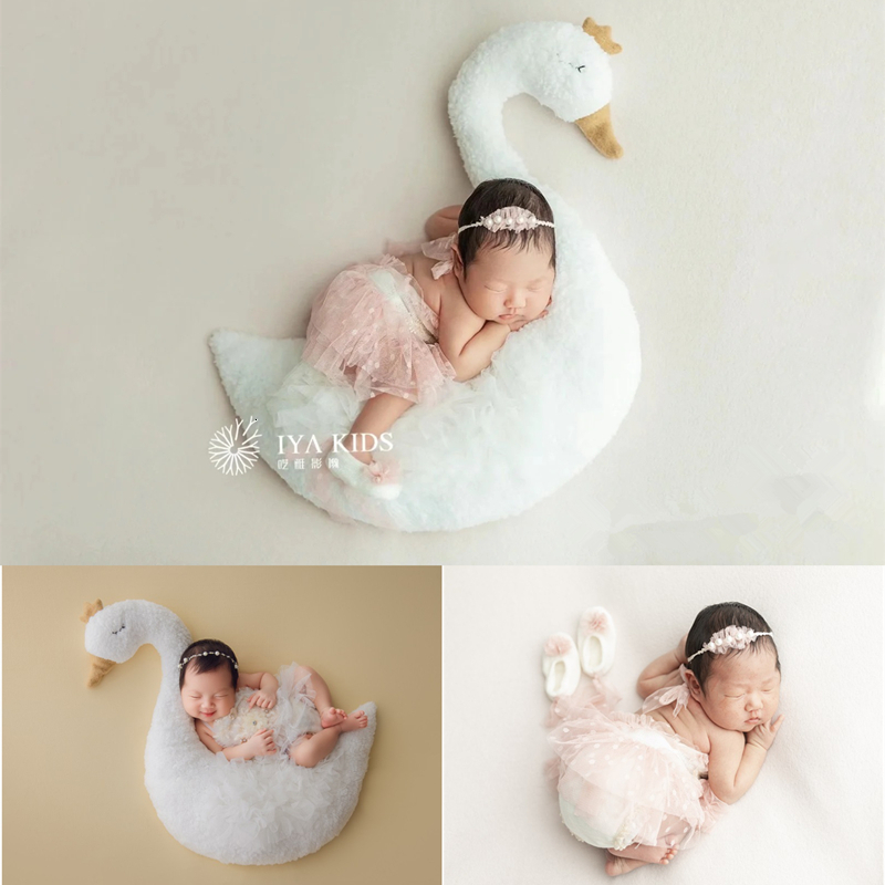 

Caps Hats Dvotinst born Baby Pography Props Creative Prop Furry Cute Posing Swan Hat Outfits Studio Shoots Accessories Po 230220, 23-48 50x47x10cm