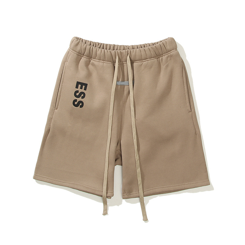 

Mens Ess designer Comfortable shorts Womens Unisex Short Clothing 100% Pure Cotton Sports Fashion Big size S TO 3XL 2XA7, 03 khaki