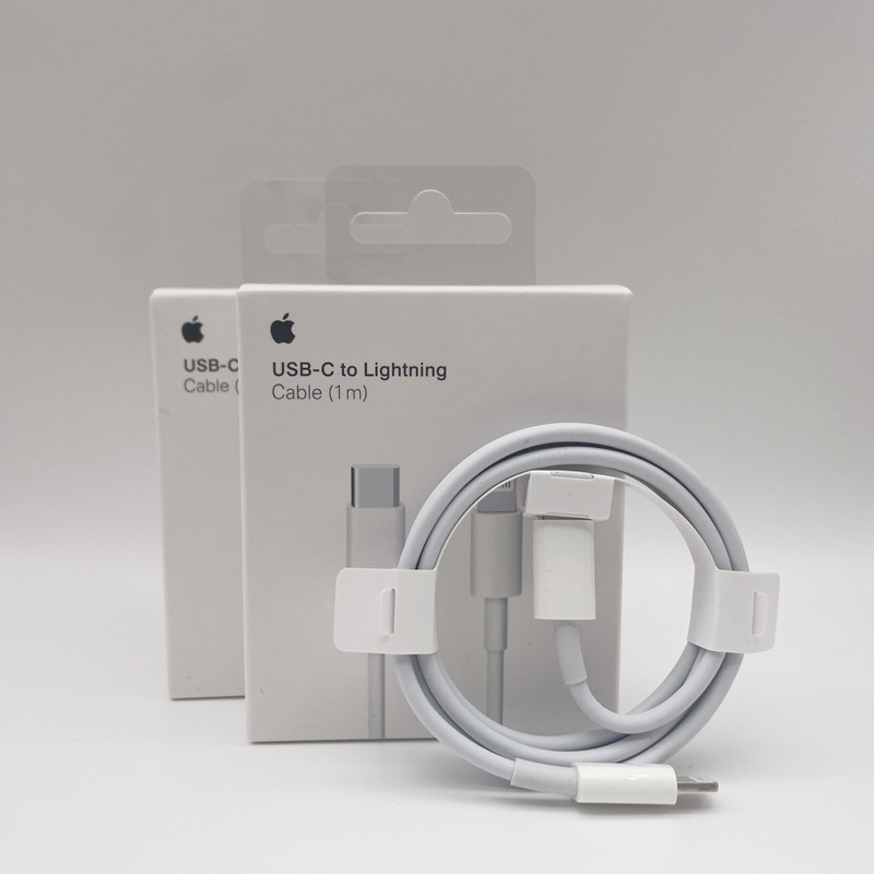 

1m/2m Type C to 8 Pin Cables usb c charging cable for iPhone 14 pro max iPhone 11 12 13promax pd cable suitable to 18w 20w pd fast charger With Original Box, White