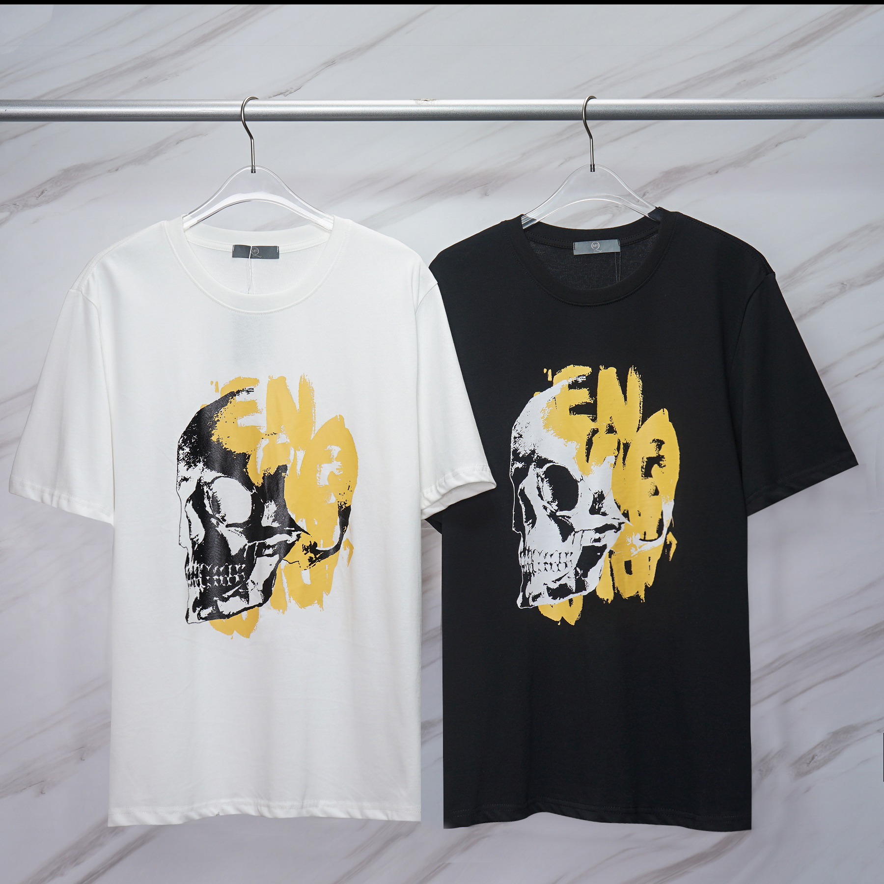 

2023 High quality T shirt cotton short-sleeved Fashion Men Women T-shirts couple Tees, 14