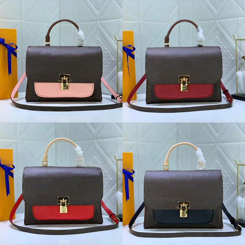 Classic Luxurys Designer messenger bag for women shoulder Bags men fashion Cute style leather canvas crossbody shoulder bag handbags for ladies 29 x