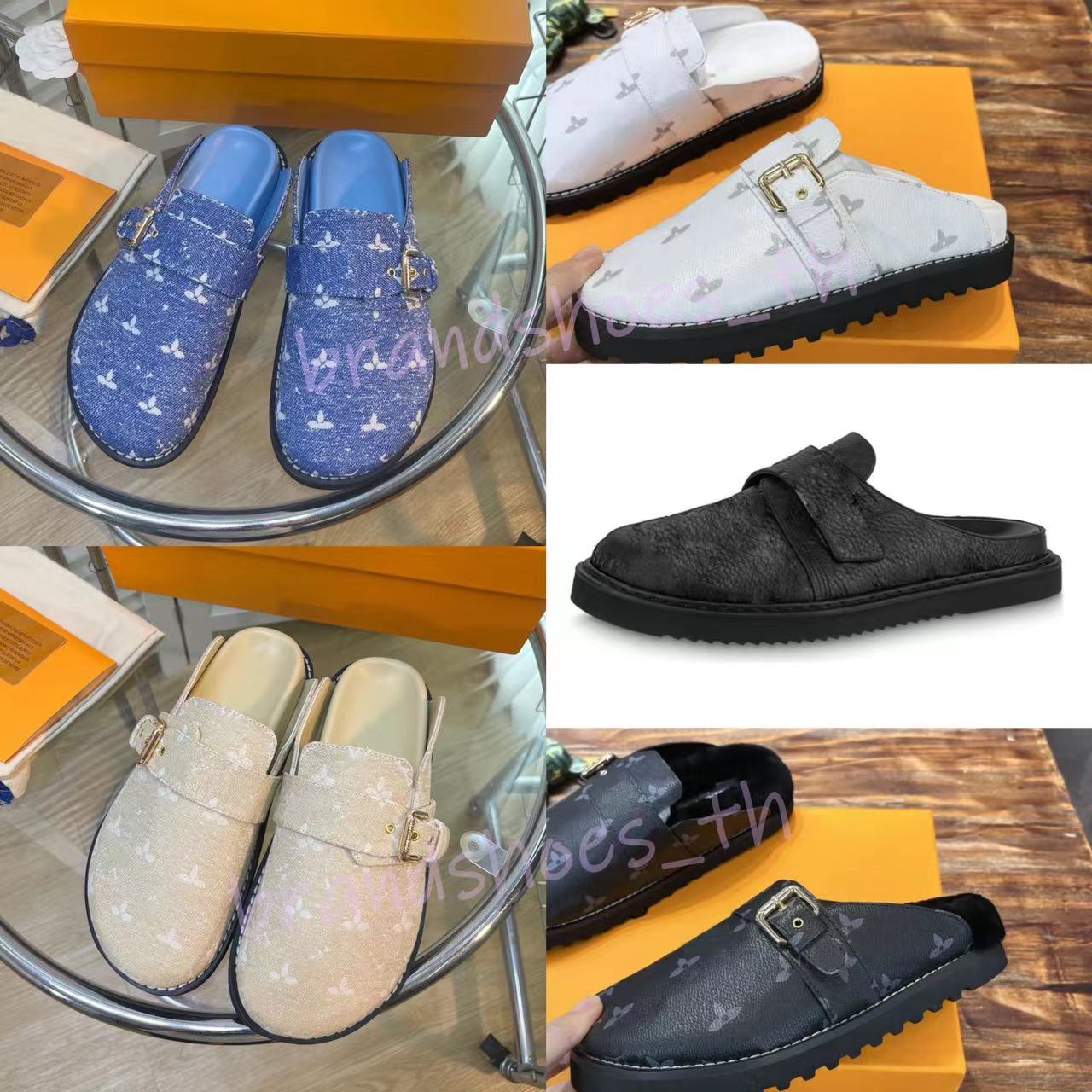 

Designer Sandal EASY Men Women Luxury Slipper Leather Letter Printing Casual Shoes Mules Cosy Comfort Flat Comfort Mules Summer Platform Sandals 35-45, 11