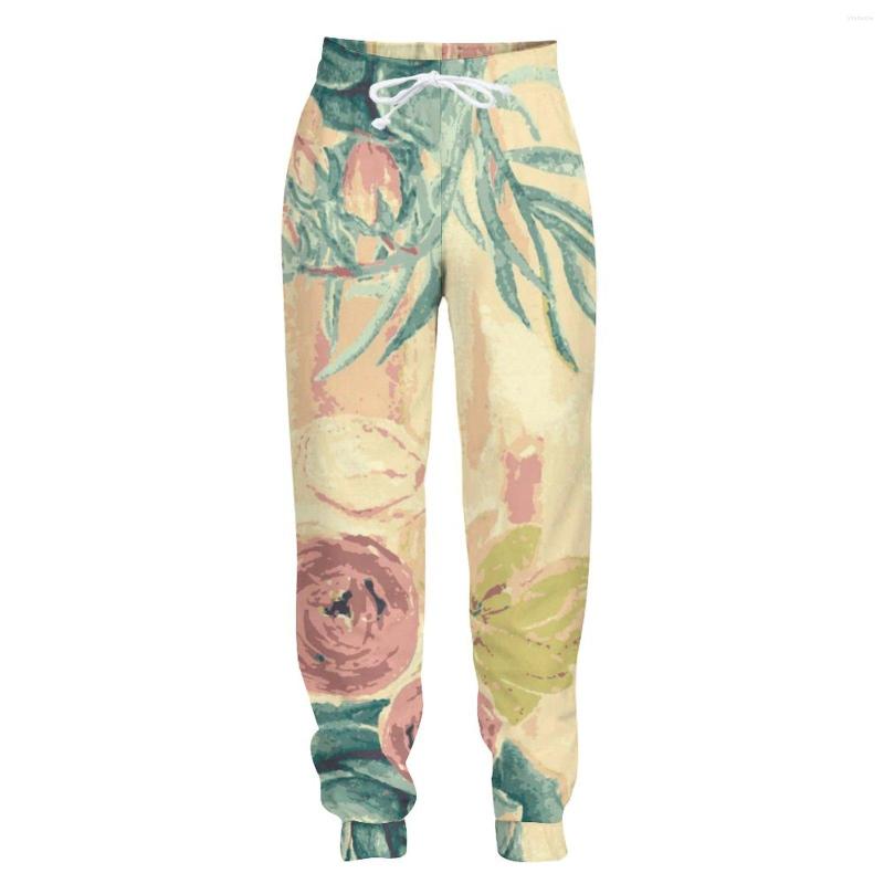 

Men' Pants Jumeast Jogger Casual Sweatpants Baggy Mens Watercolor Painting Print Straight For Men Tracksuit Trousers Clothing, Silver
