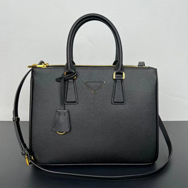 7A Miroir Qualité Designer Sac Milano Grand Classique Saffiano Rétro Fourre-Tout Mode Messenger Sacs à Main en Cuir Véritable Femme Homme Unsex B