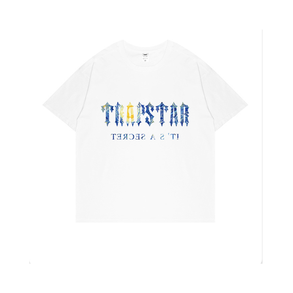 

2023 NEW Womens Men's T-Shirts Trapstar Designer Camouflage Printed Summer Fashion man T-shirt Cotton Casual Tees Short Sleeve Luxury Hip Hop Streetwear TShirts, Black
