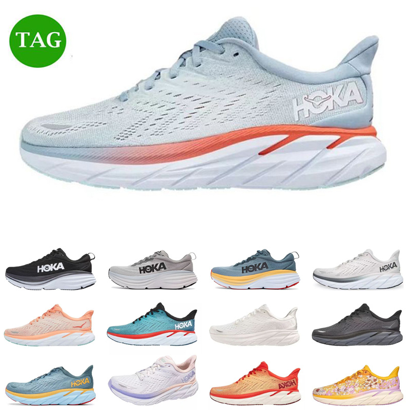 

Hoka Bondi 8 CARBONRunning Shoe Clifton 8 training Sneakers Accepted lifestyle Shock highway Designer hokas Women Men shoes 36-45, (20)