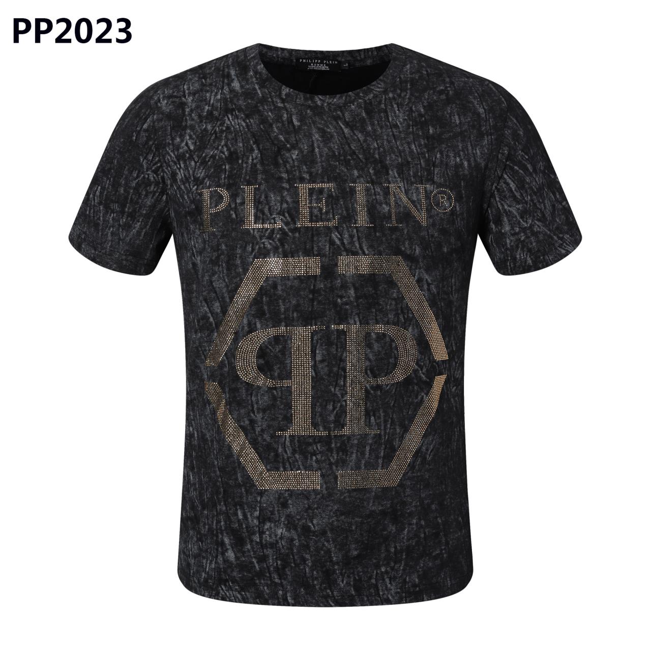 

Men designer philipp plein pp Skull Diamond t shirt Short sleeve Dollar Brown bear Brand O-Neck high Quality Skulls TShirt 04H