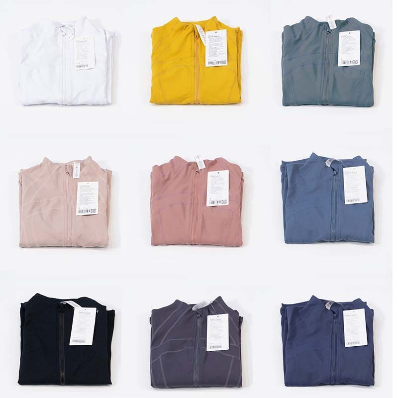 

2023 Top fabric Women's Workout Yoga Jacket Full Zip Running Track Coats