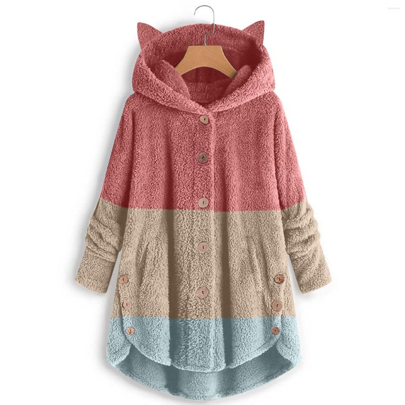 

Women' Jackets Fashion Fleece Jacket Women Warm Winter Womens Leopard Hoodies