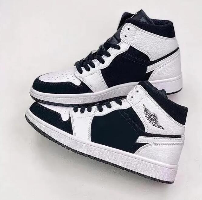 

Basketball Shoes Sneakers Top Trainers Dress Shoe White Black Fearless Obsidian Unc Patent Toe Jumpman 1 Bloodline Men Women 36-44, #1