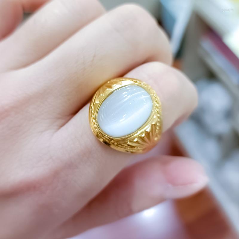 

Cluster Rings Wholesale High Quality 316L Stainless Steel For Men And Women Gold Fashion Wedding Jewelry Silver Hip Hop