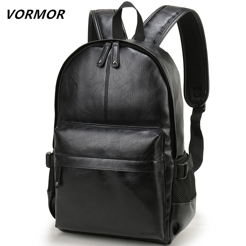 

Waist Bags VORMOR Brand Men Backpack Leather School Fashion Waterproof Travel Casual Book Male 230220, Chocolate
