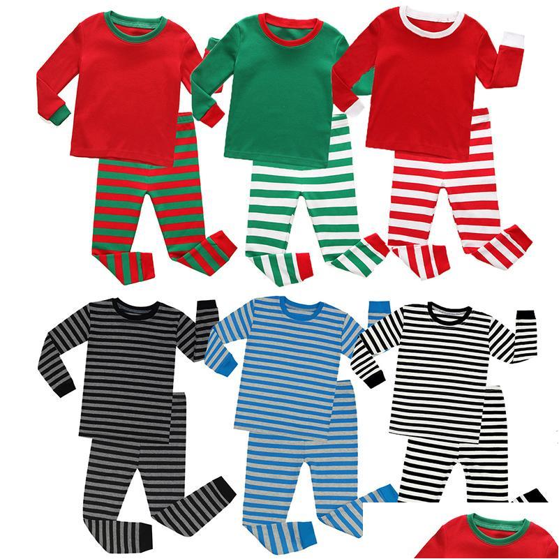 

Pajamas Kids Home Clothes Christmas Boys Girls Bedgown Leisure Wear Autumn Winter Twopiece Clothing Sets Drop Delivery Baby Maternity Dhu5B, #1