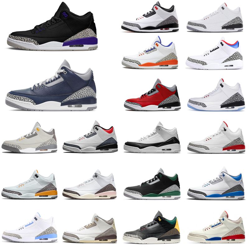 

Jumpman 3 Men 3s Women Basketball Shoes Gold Shady Muslin Oreo White Cement Black Cat Cardinal Red Racer True Blue Varsity Royal Neapolitan Sport Sneakers Trainers, Shoesbox