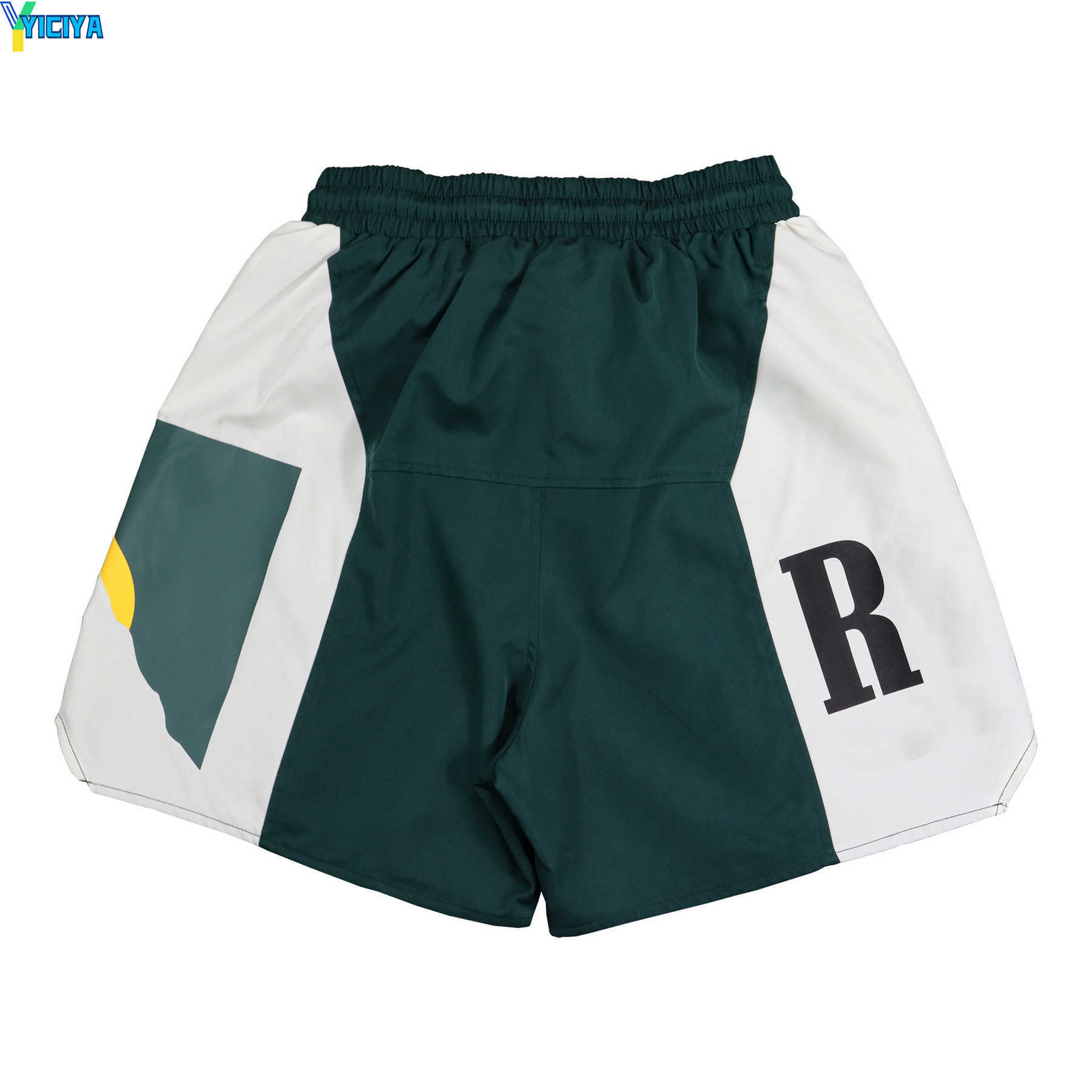 

YICIYA Shorts Men Summer Fashion Y2k Streetwear Print Spliced Sports Shorts Casual Women Pants Men' Clothing Daily Sweat Pants, Black