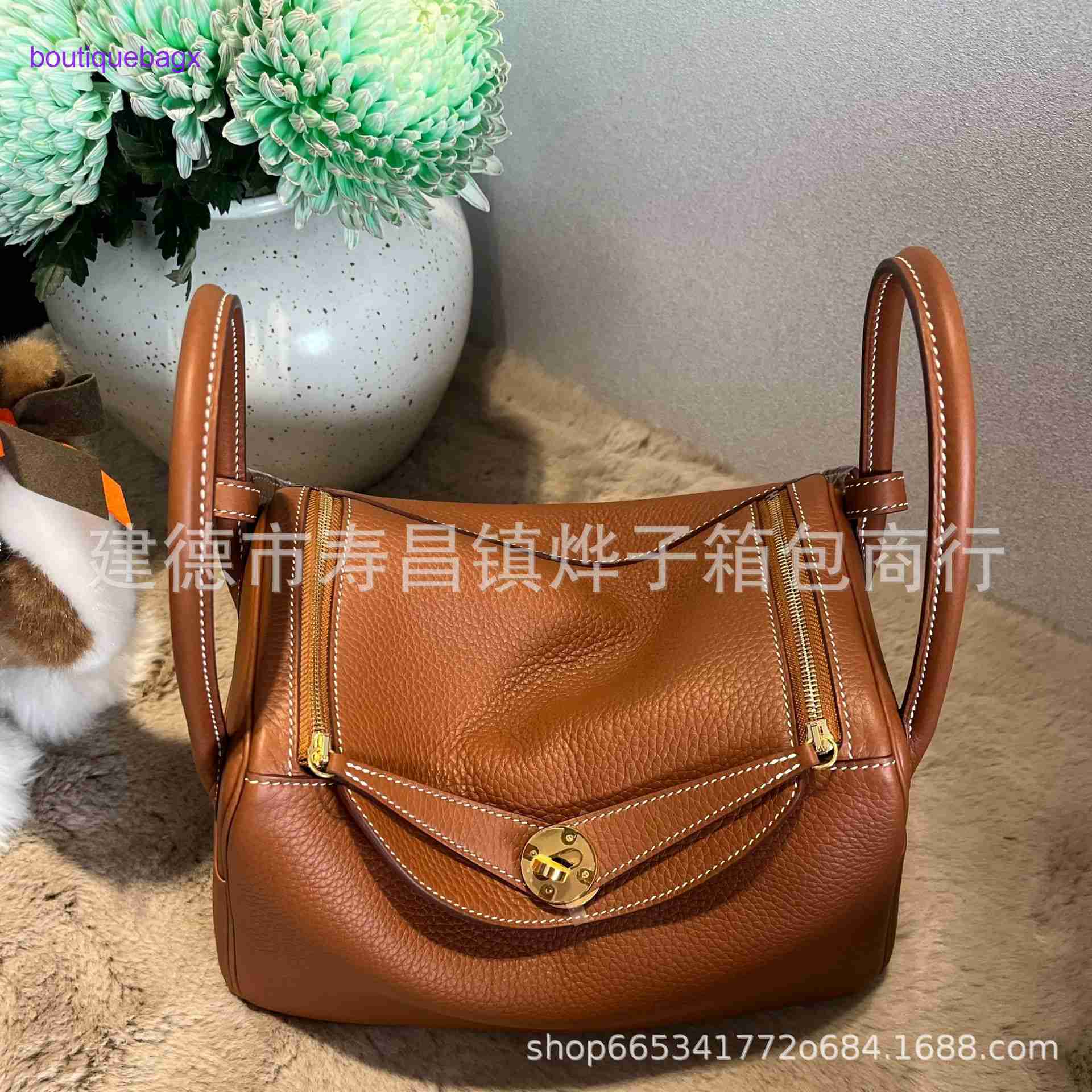 

Authentic Original Designer Lindi Bags H ermes on sale 2023 new black gold 26tc solid leather shoulder bag cross body fashion casual women'sHave Real Logo, Multi-color
