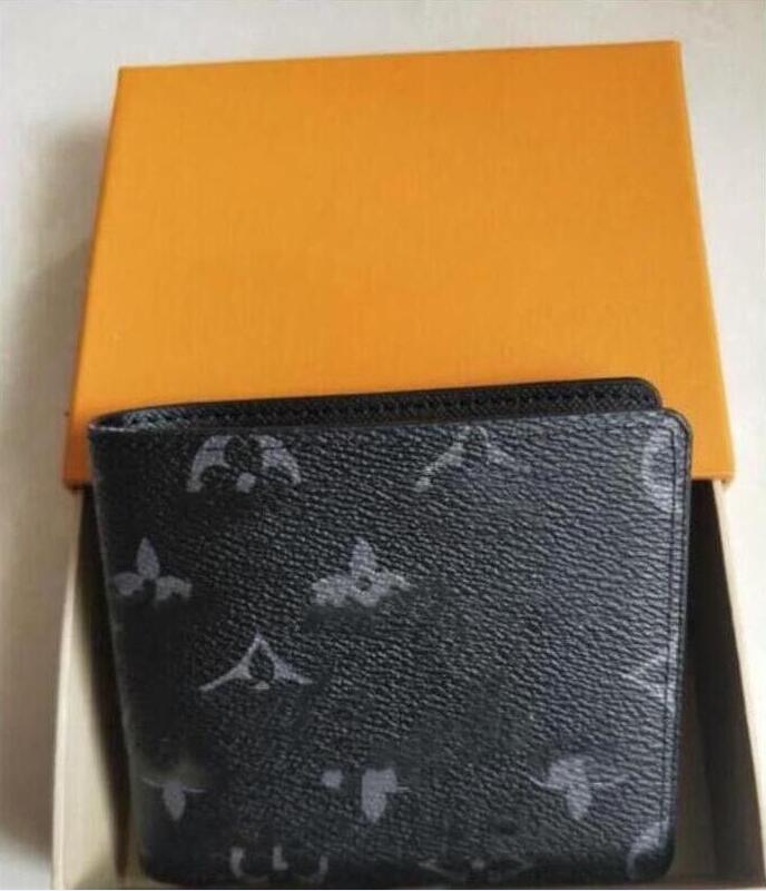 

Designer brand wallet Luxury short Wallets Card Holders Famous for Men women purse Clutch Bags with gift box 089, Red