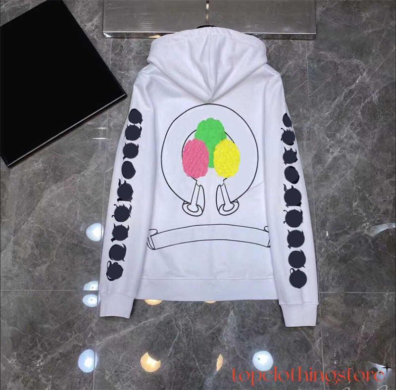 

2023 Mens hoodies Designer chrome Winter sweatshirts heart hoodie CH long sleeve zipper jacket Loose coat hooded hoody men woman Hip hop chromees hoodys, 11