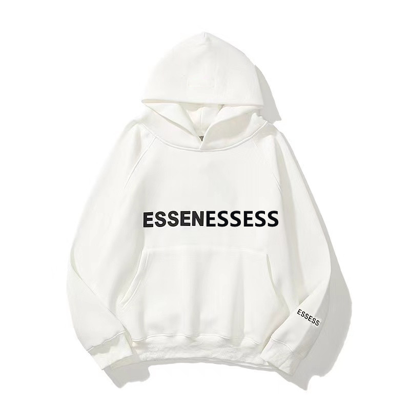 Essential Pullover Men Women FOG Clothes Crewneck Hoodie Designer Tech Fleece Sweatshirt Hip Hop Chest Oversized Letter Print Hoody Fear Gods Long S