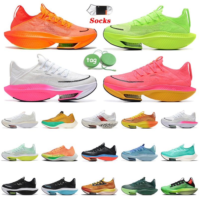 

2023 Zooms alpha fly next% 2 Running shoes Zoomx men women vaporfly Atomknit Type 2.0 Total Orange White Dark Green Pink trainers Pegasus Runners Sports sneakers, E35 og glacier blue 36-45