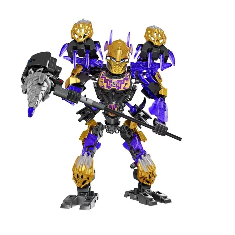 

KSZ 612-3 Bionicle Series Building Blocks Onua Uniter of Earth 143pcs Bricks Toys Christmas Gift Compatible 71309 Model Kit193g