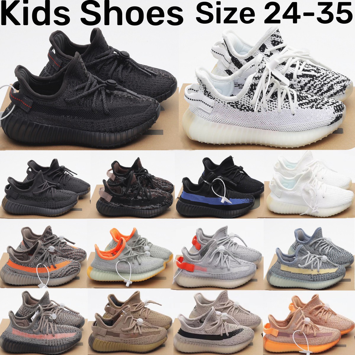

Kids Shoes Running Sneakers 350 v2 Children Youth Kid Boys Girls Sport Tainers Outdoor yeezies yezzies Athletic Basketball kanye boy girl yeezzys Zebra Dazzling