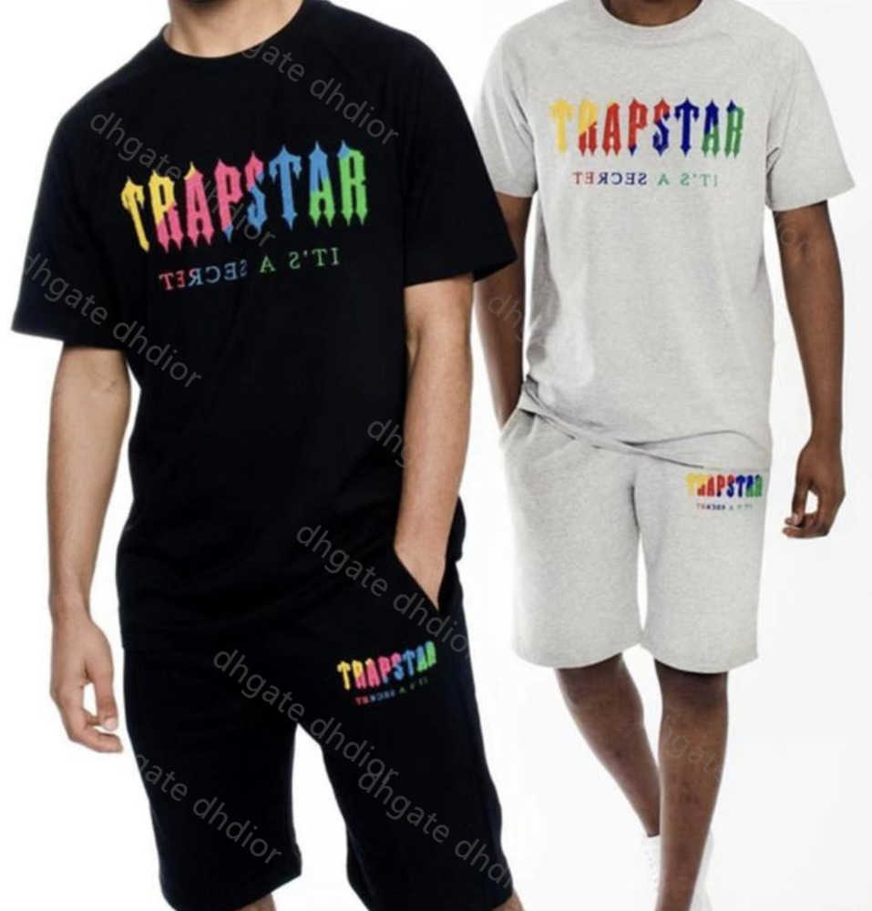 

Trapstar London T Shirt Men and Women Top Embroidered Chenille Decoded Chord Suit - Revolution Designer Trapstars Tee 2023, Light tan