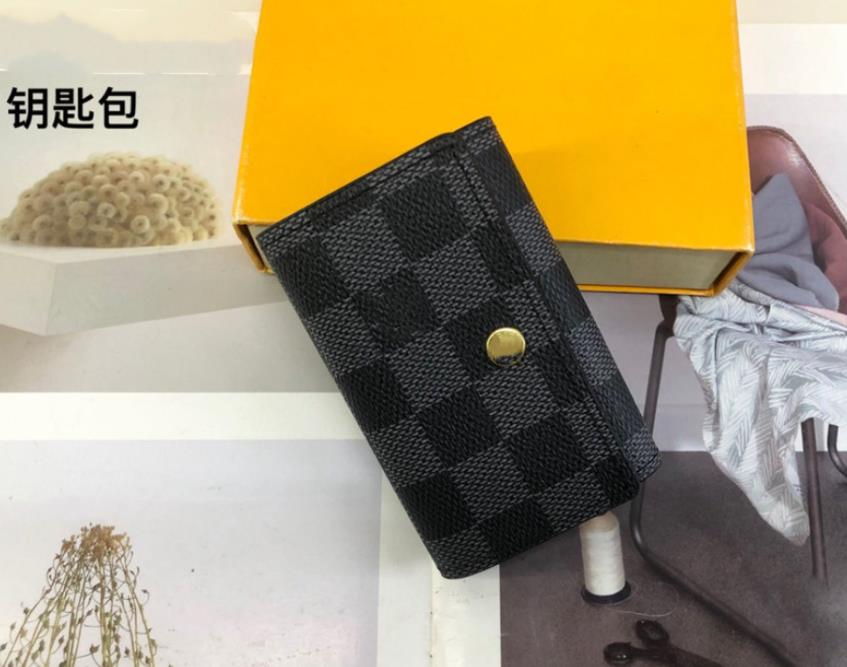 

High Quality Keys holder bags wallets case buckle chains women men classic fashion, Aspic