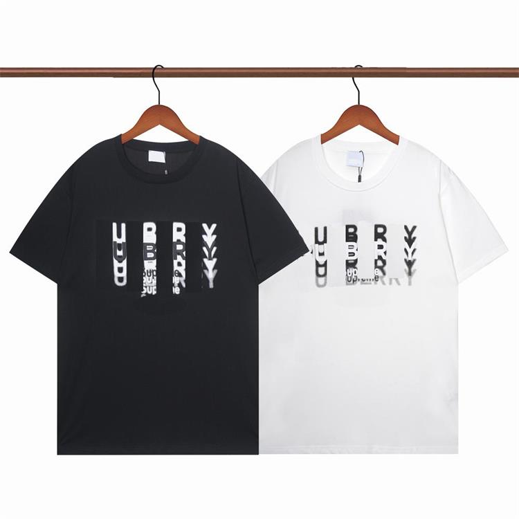 

Men's t-shirt organic cotton material with printed letter pattern loose casual short-sleeved fashion summer wear, White
