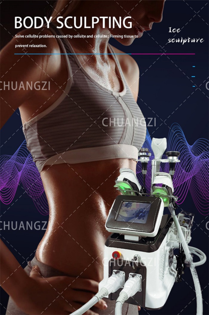 

RF Equipment Portable Cryolipolysis Cryo Slimming Machine 2023 Cryo Slim Fat freezing with RF And Lipo Laser Handles