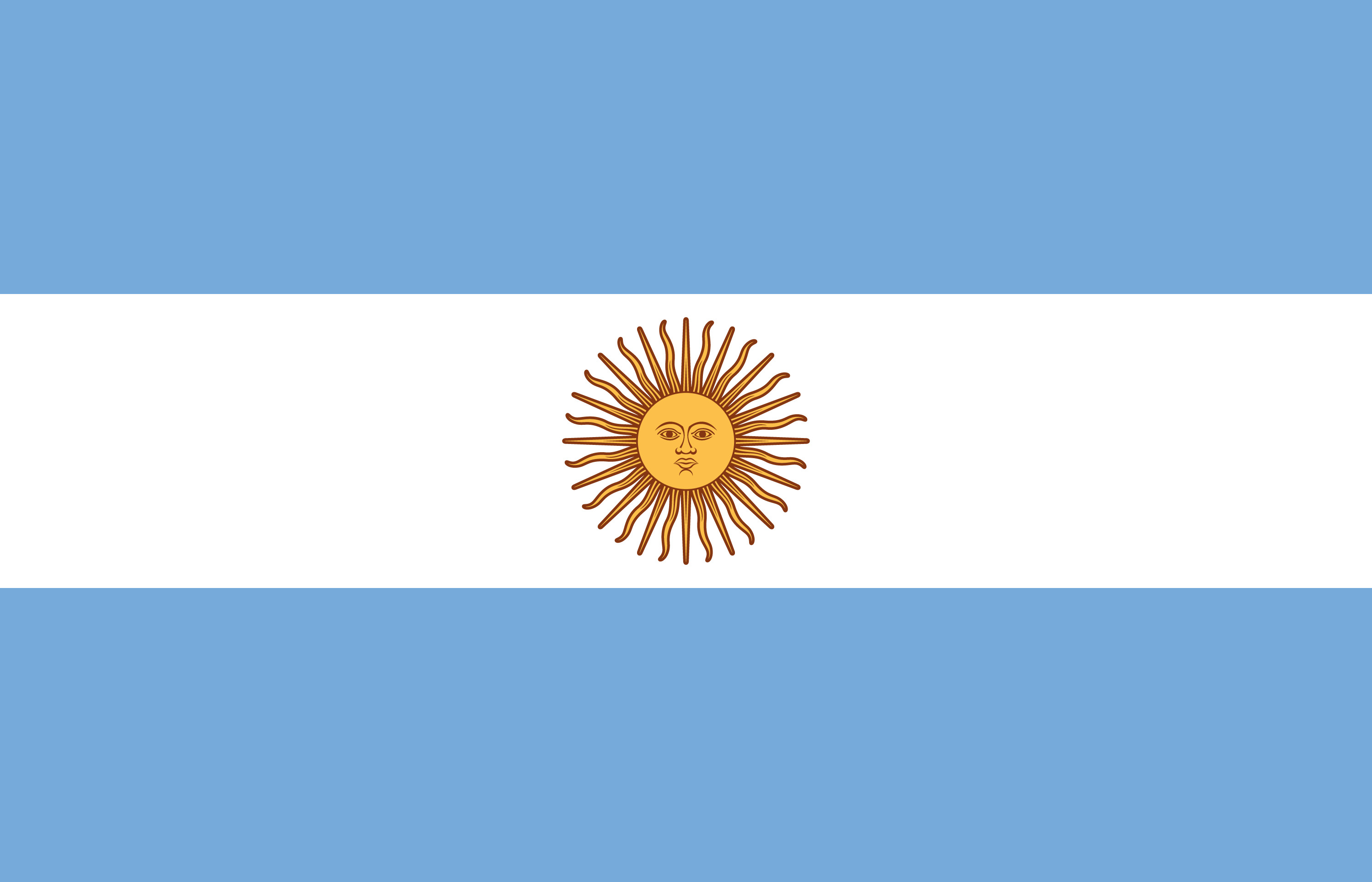 

3x5Fts 90x150cm Argentina Flag Polyester Banner for Indoor Outdoor Decoration Direct Factory Wholesale