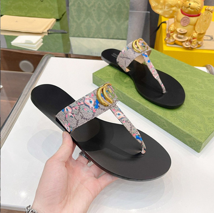 

Designer Slippers Flip Flop Women Slides Sandals Shoes Flat Sandal Sneakers Double G Thong Summer Beach Indoor Outdoor Slide Classic Slide, Ingigo