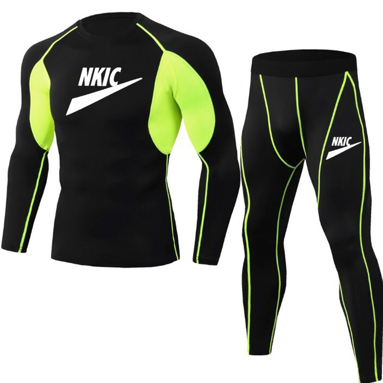 

Men' Tracksuits Brand LOGO Underwear For Men Male Thermo Splice Clothes Long Johns Set Tights Winter Compression Underwear Quick Dry, White
