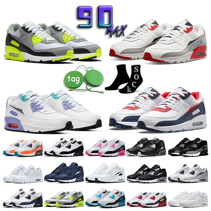 

2023 maxs Cushion 90s Running Shoes Men Women Black Wolf Grey Eton Mess From Above Sports Shoe 90 Royal cool grey Bred Mixtape Side B Trail Team Sneakers 36-47, 11