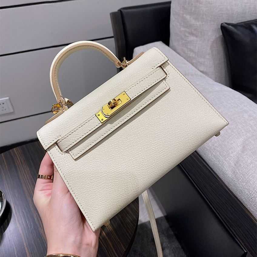 

Factory Wholesale Women's Bag Leather Generation Women's Mini Bag One Shoulder Crossbody Handbag Shoulder Messenger Handbags 65%off, 19cm grey white