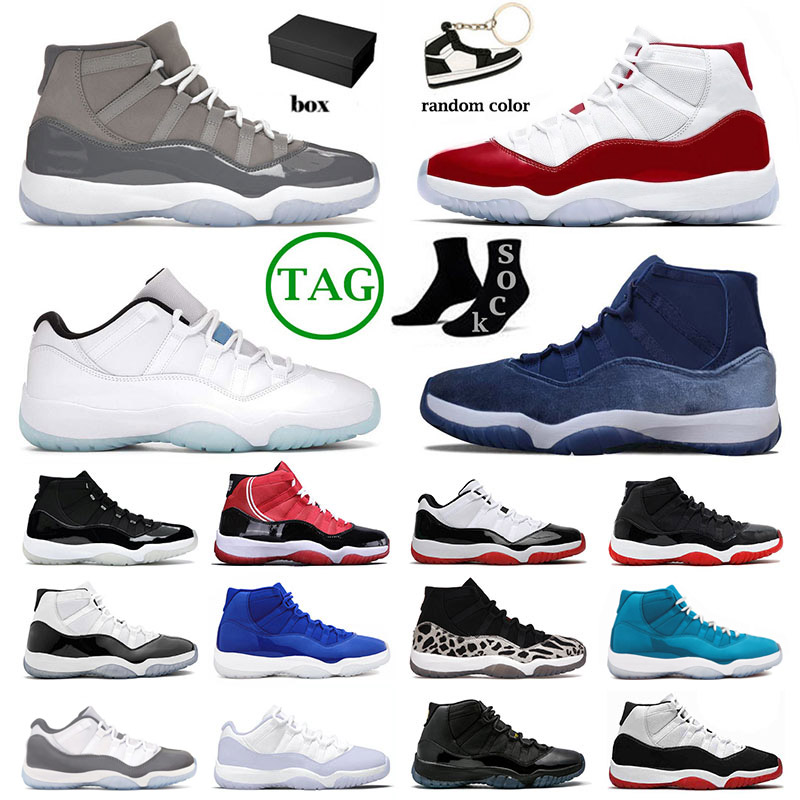 2023 Jumpman Retro 11 Mens Womens Basketball Shoes Midnight Navy High cherry 11s Cool Grey XI Miamis Dolphins Space Jam Concord Low Legend Blue S-image-805279661