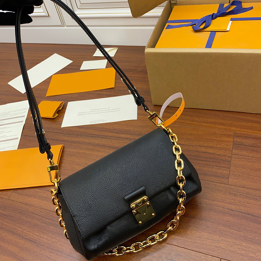 

1:1 Quality Designer Fashion Hand bag 24CM FAVORITE Luxurious Crossbody Bag M45813 With Box ML048