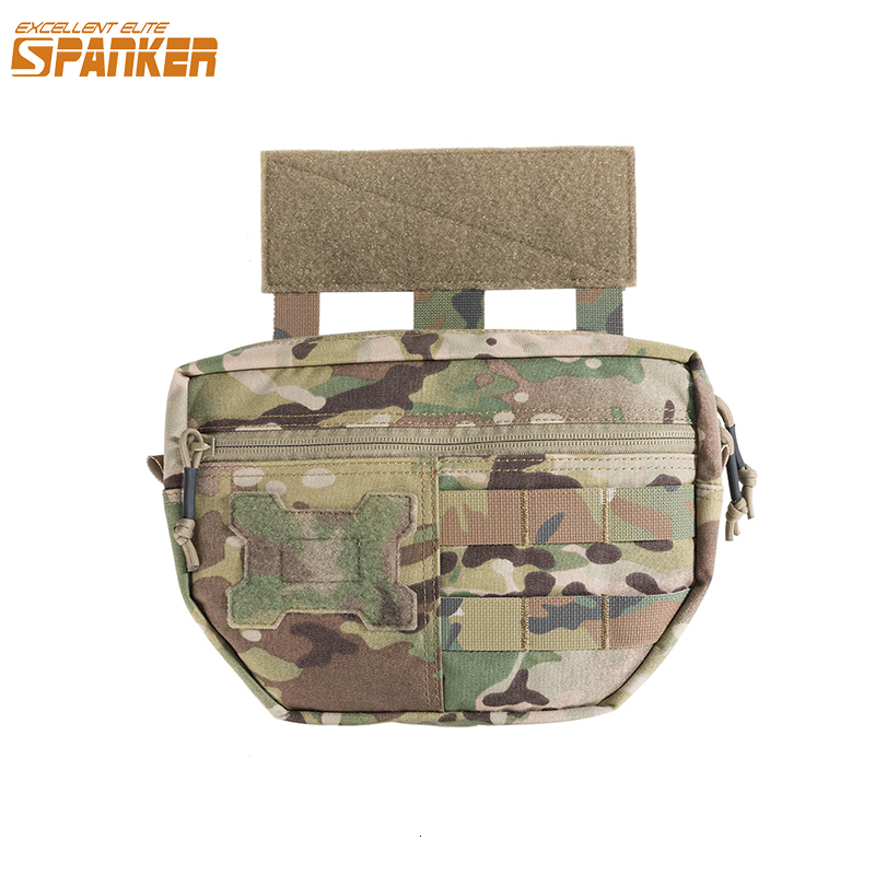 

Outdoor Bags EXCELLENT ELITE SPANKER Tactical Vest Hanging Bag Multi-Functional EDC Pouch Molle System Package Accessory 230221, Rgn