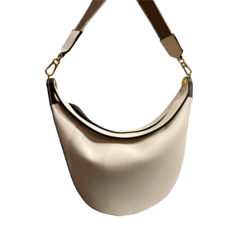 

Half Moon Shoulder Bags Women Designer LUNA Underarm Bag Fashion Casual Vintage Shopper Bag Purses Luxury Leather Cross Bdoy Handbgas, L1