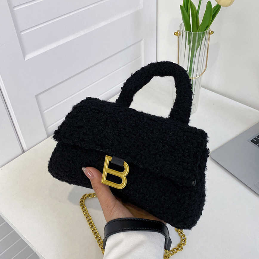 

2023 Women Bags Factory Handbags 55%off Small Women's Teddy hand small design texture diagonal shoulder bag Designer Luxury Shoulder Handbags, Black5