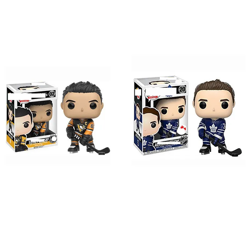 

new figures funko pop hockey hockey Aston Sinney player hand model, Multicolor