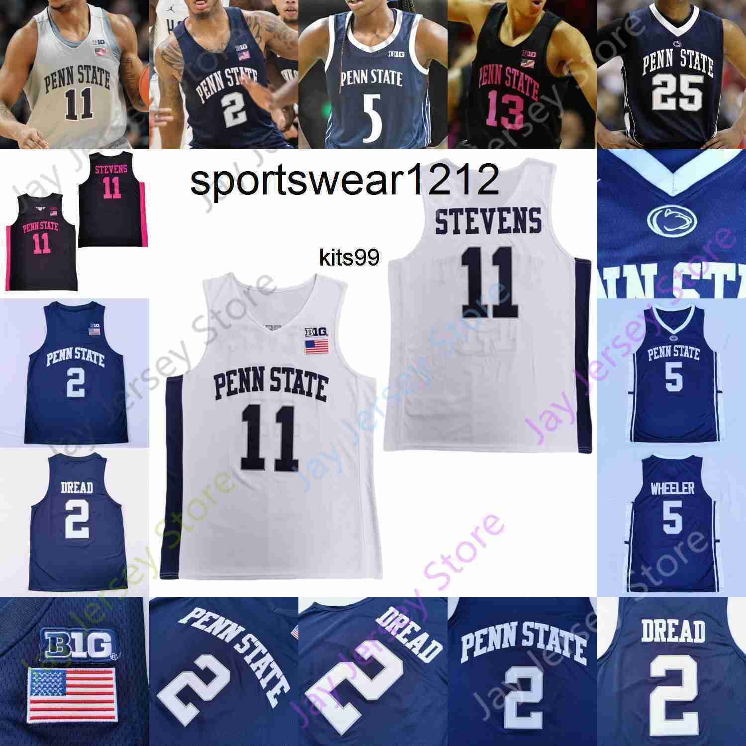 

Penn State Nittany Lions Basketball Jersey NCAA College John Harrar Seth Lundy Abdou Tsimbila DJ Gordon Caleb Dorsey Patrick Kelly Buttrick 01, Black pink