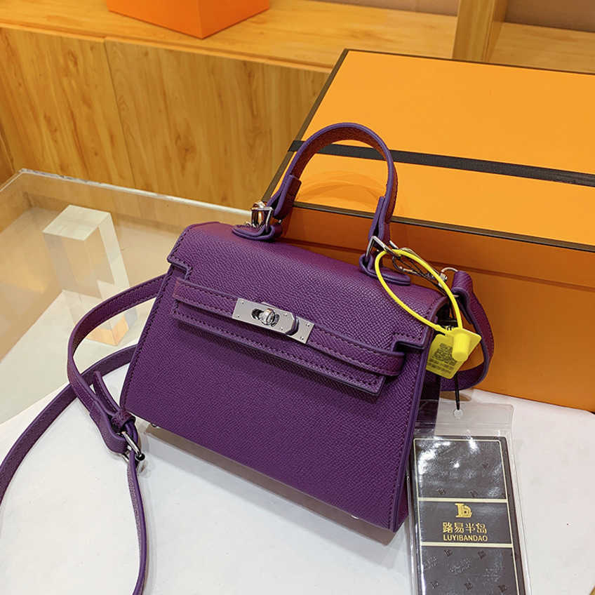 

Factory Wholesale Women's Bag one-shoulder portable small square women's bag Shoulder Messenger Handbags 55%off, Purple6