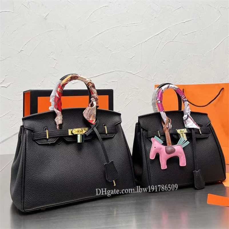 

Designer Bag Birkins Handbags 7ahigh Quality Women Fashion Handbag Tote Handmade Luxury Laser Hardware Handbags Classic Full zc, Red