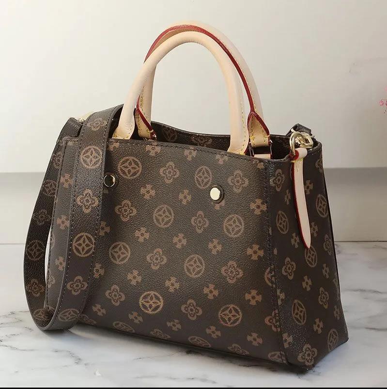 

luxurys designers Handbags Purses MONTIGNE Bag Women Tote Brand Letter Embossing Genuine Leather Shoulder LVs Louiseities Viutonities Bags crossbody bag, No bag