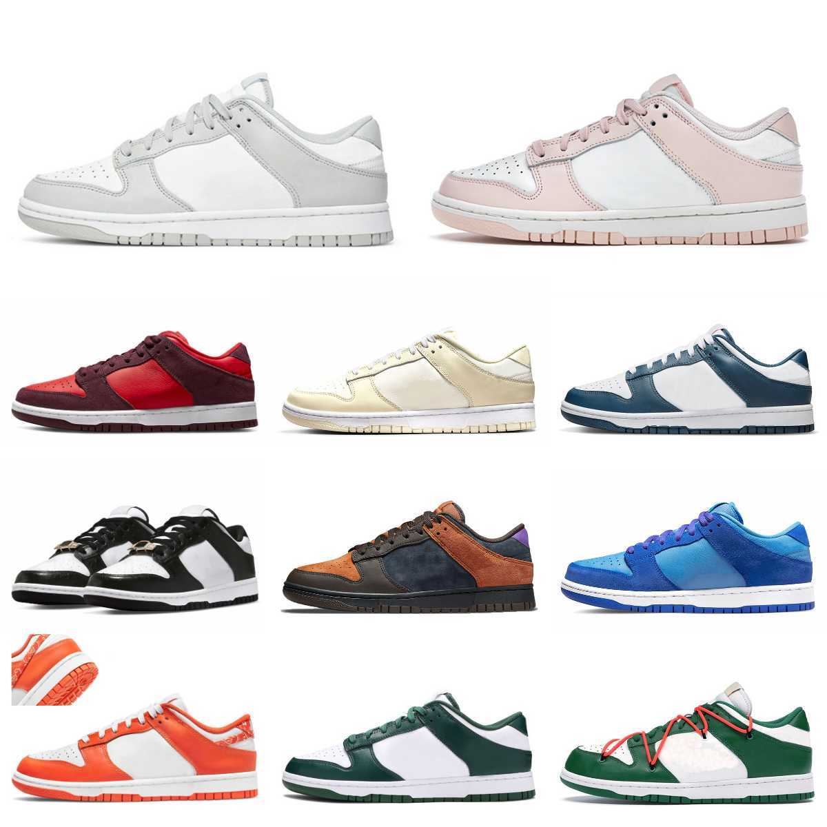 

Designers SB Lows Running Shoes DuNkS Safari Mix Paisley UNC Blue Rose Whisper Women Men Barber Shop Union Low Sports Bart Simpson Green Cherry Club Trainer Sneakers, 36-45 coast