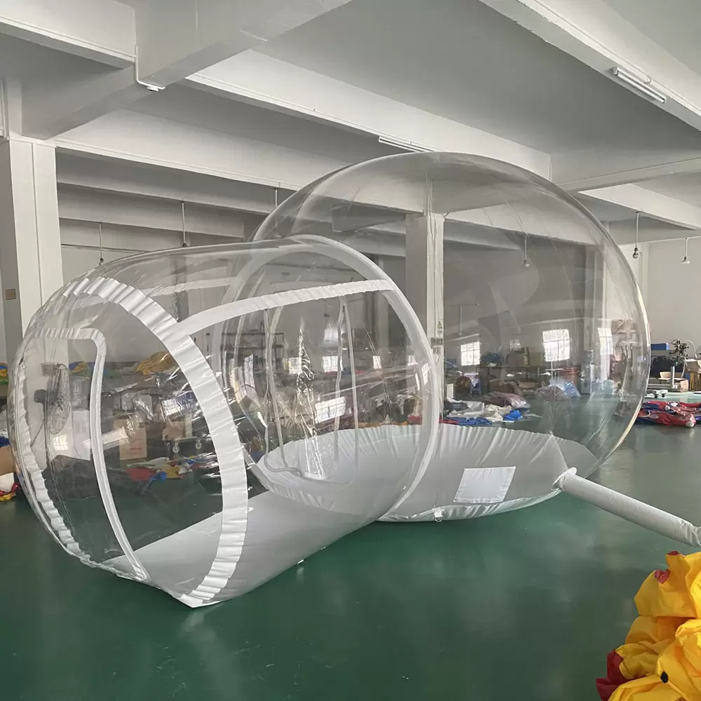 

3M ,4M,5M Outdoor Rental Camping Clear Transparent Inflatable Bubble Tent/Crystal Dome house With Tunnel single room