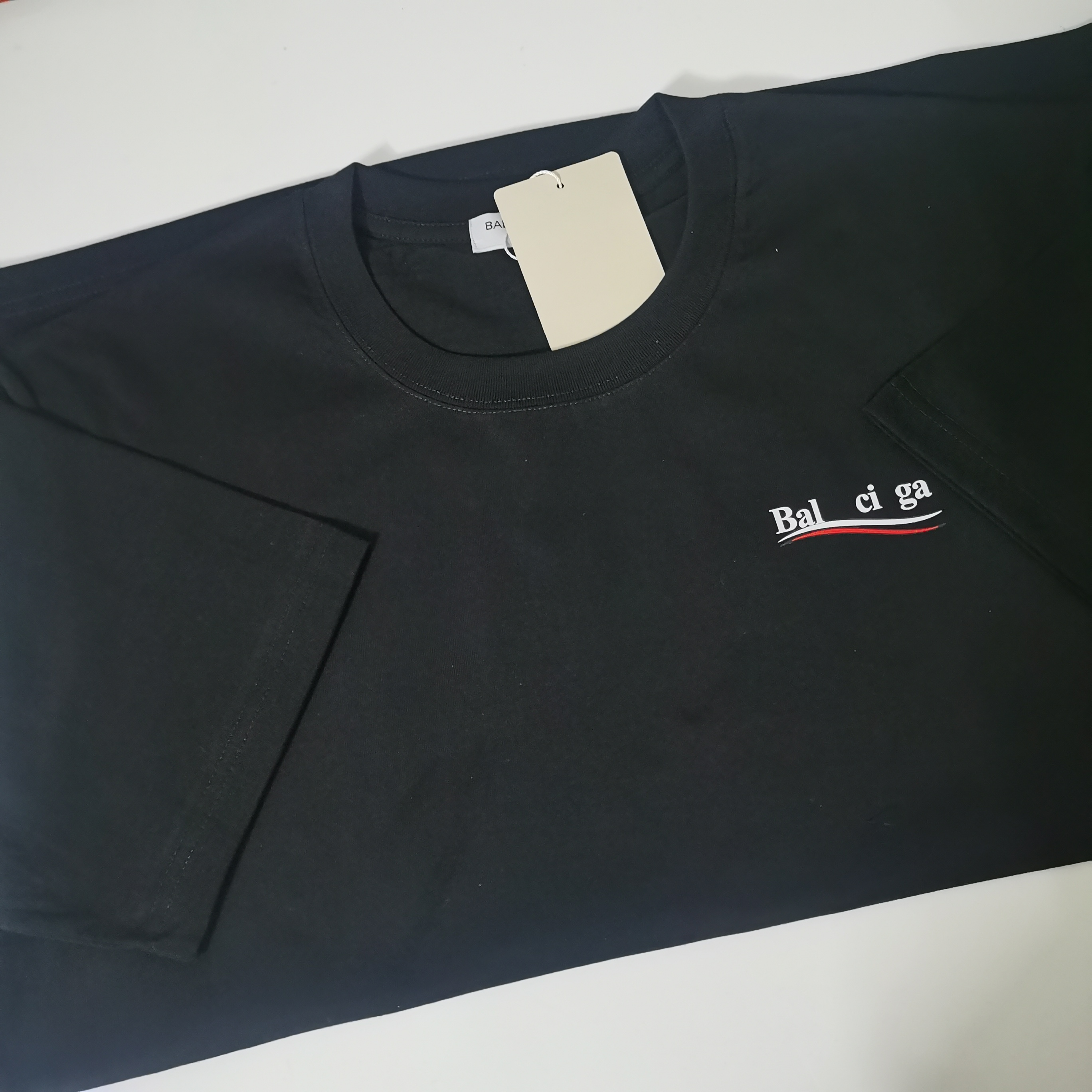 

French branded summer T Shirt Paris B home printing fashion clothing mans Womens letter designer wave Graphic xxl  cotton quality Clothing Short sleeve tees, B a l e n c i a g a