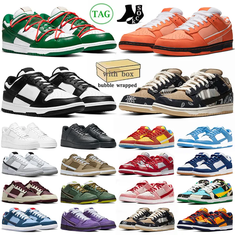 

With Original Box running outdoor shoes men women Panda Pink curry Orange Lobster purple AE86 trainers sb dunks lows sneakers big size 14, # 36-48 unc