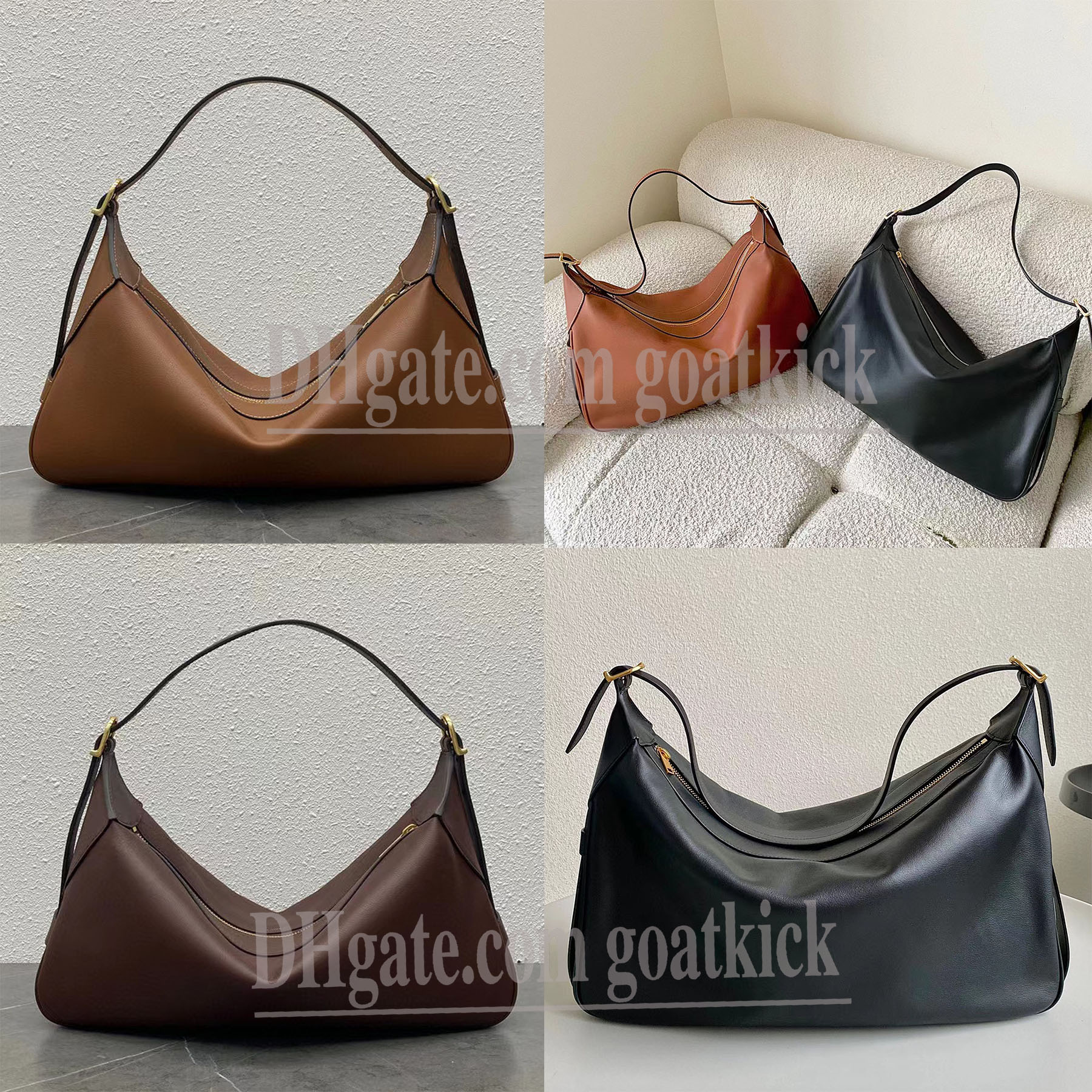 

Medium Romy Supple Totes Bags Lisa Same Shoulder Tote Bag Luxury Designer Handbags Purse Zipped Closure Crossbody Wallet Women Messenger Lady Hobos Bag Fashion